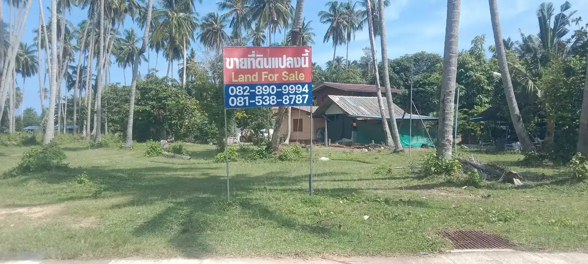 Sale Land 2392 sqm Lamai 10 million Baht
