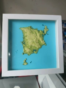 3D Island Photo Frames