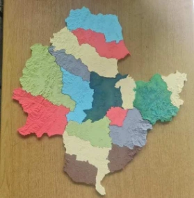 Suratthani 3D Jigsaw map